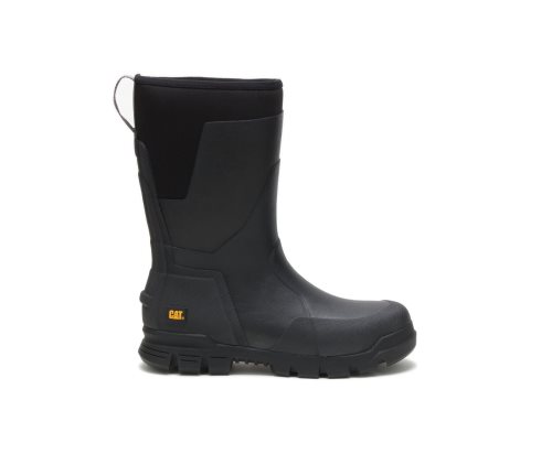 Botas De Goma Caterpillar CAT Stormers 11" Boot Mujer Negras | CAT-496TZ