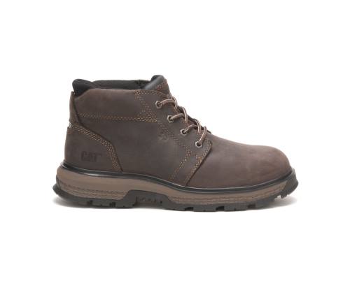 Botas De Seguridad Caterpillar CAT Exposition 4.5" Alloy Puntera Static Dissipative Hombre Cafe | CAT-790KO