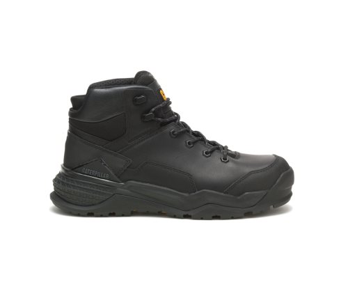 Botas De Seguridad Caterpillar CAT Provoke Mid Impermeables Alloy Puntera Hombre Negras | CAT-857DK