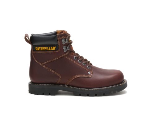 Botas De Seguridad Caterpillar CAT Second Shift Hombre Marrones | CAT-869EF