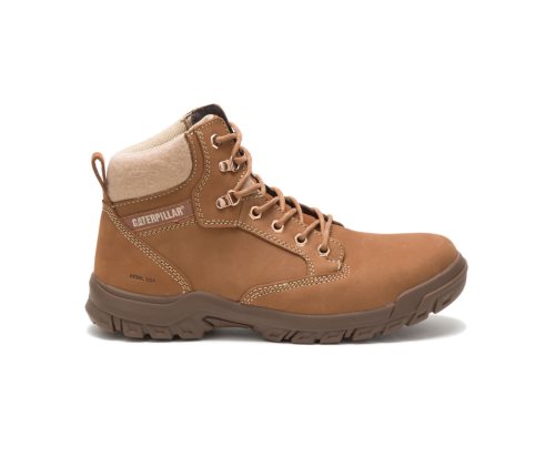 Botas De Seguridad Caterpillar CAT Tess Steel Puntera Mujer Marrones | CAT-842LD