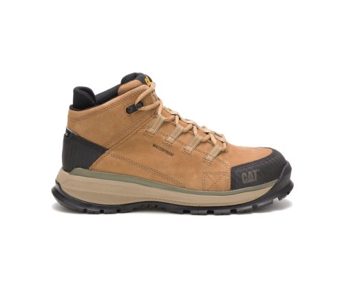 Botas De Seguridad Caterpillar CAT Utilize Impermeables Alloy Puntera Hombre Marrones | CAT-394KC