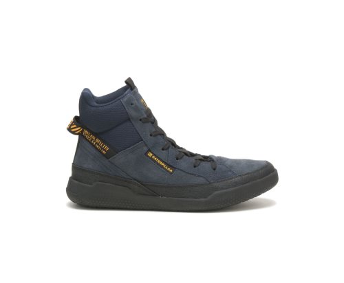 Zapatillas Caterpillar CAT CODE Hex Hi Utility Hombre Azul Marino | CAT-724CM