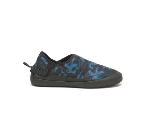 Zapatos Casuales Caterpillar CAT Crossover Slip On Mujer Azules Camuflaje | CAT-775KO