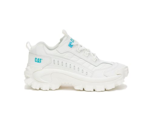 Zapatos Casuales Caterpillar CAT Intruder Shoe Hombre Blancas Azules | CAT-829ZS