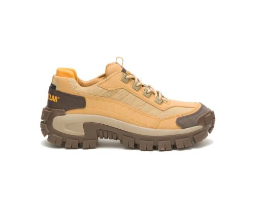 Zapatos De Seguridad Caterpillar CAT Invader Steel Puntera Hombre Marrones Amarillo | CAT-807KO