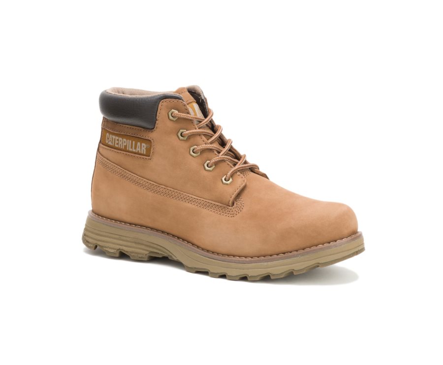 Botas Cuero Caterpillar CAT Founder Boot Hombre Marrones | CAT-265MB