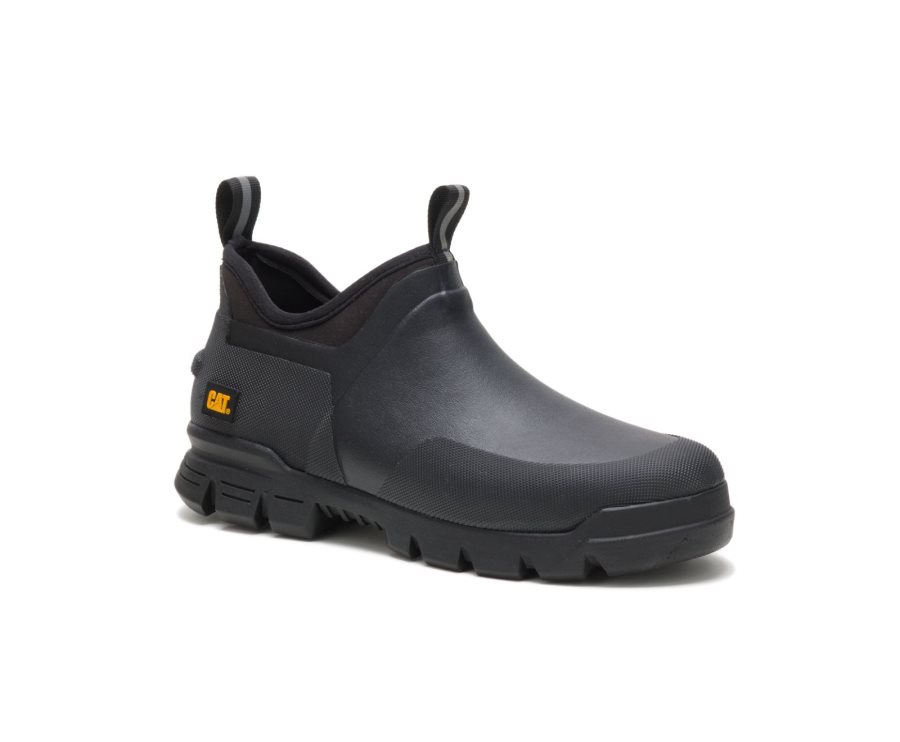 Botas De Goma Caterpillar CAT Stormers Shoe Hombre Negras | CAT-235WF