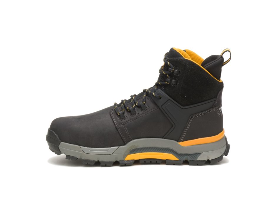 Botas De Seguridad Caterpillar CAT CAT EDGE Impermeables Nano Puntera Hombre Negras | CAT-852IB