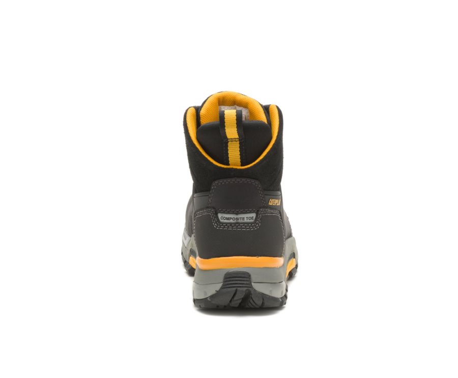 Botas De Seguridad Caterpillar CAT CAT EDGE Impermeables Nano Puntera Hombre Negras | CAT-852IB