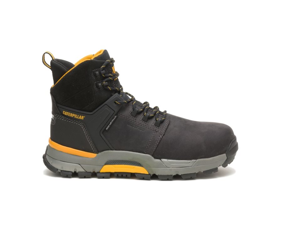 Botas De Seguridad Caterpillar CAT CAT EDGE Impermeables Nano Puntera Hombre Negras | CAT-852IB