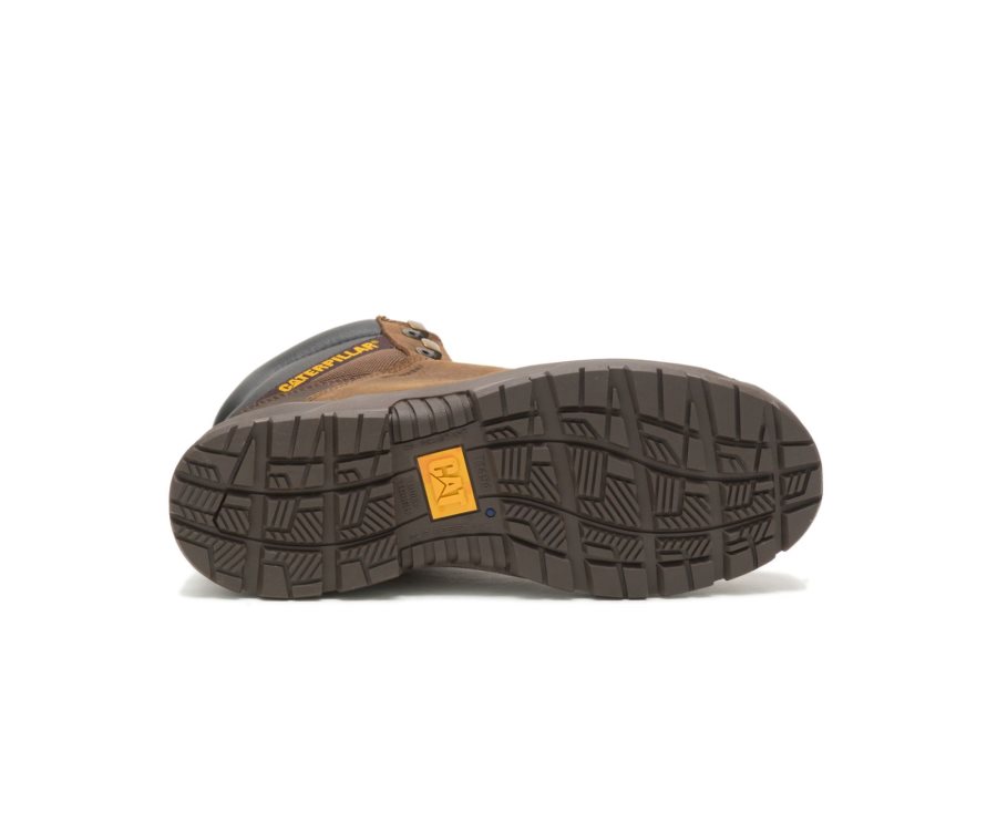 Botas De Seguridad Caterpillar CAT Charge Impermeables Alloy Puntera Hombre Marrones | CAT-027EC