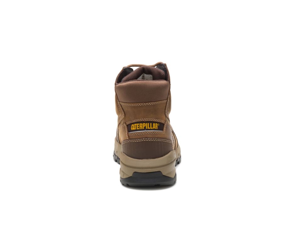 Botas De Seguridad Caterpillar CAT Device Impermeables Composite Puntera Hombre Beige Oscuro | CAT-240GD