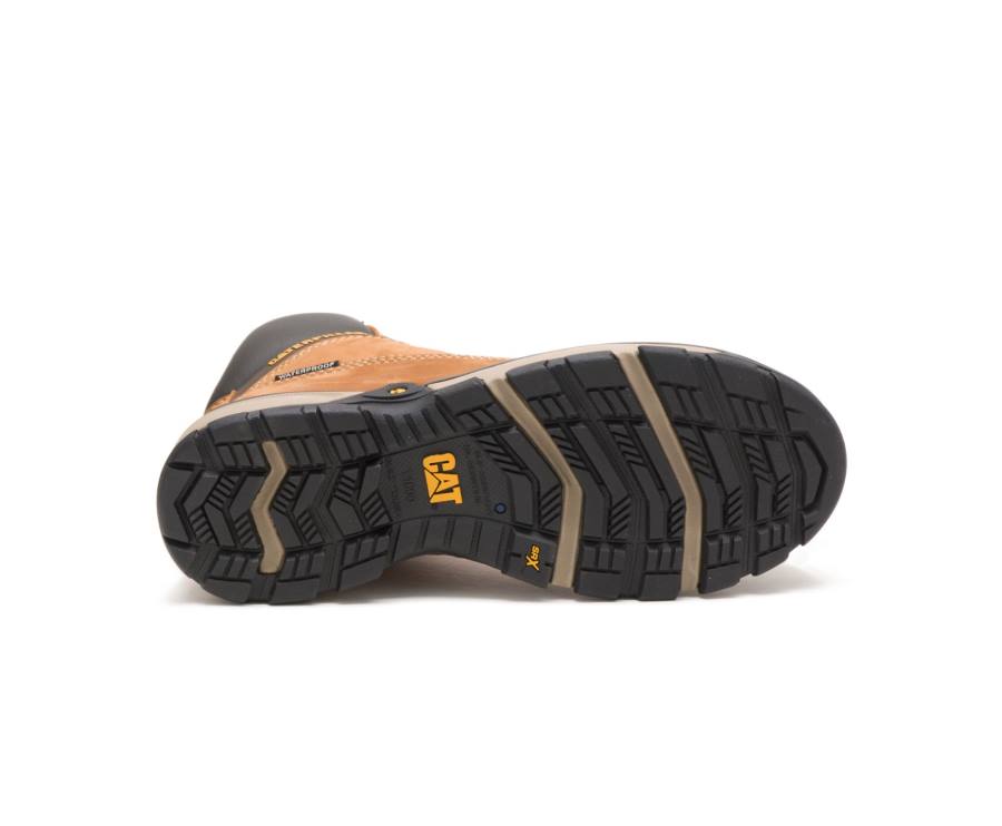 Botas De Seguridad Caterpillar CAT Excavator Superlite Impermeables Carbon Composite Puntera Mujer Marrones | CAT-745KO