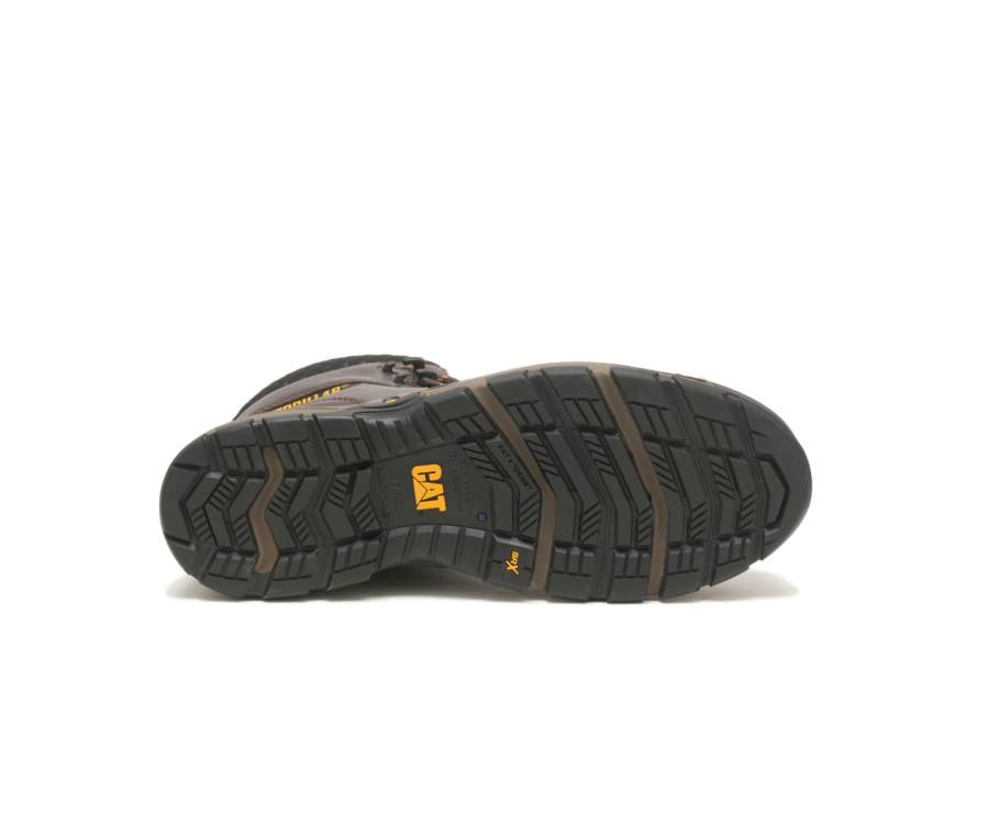 Botas De Seguridad Caterpillar CAT Excavator Superlite Cool Carbon Composite Puntera Hombre Marrones Oscuro | CAT-784KO