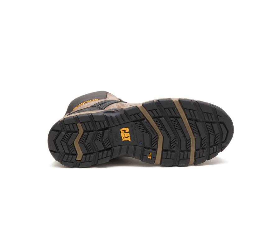 Botas De Seguridad Caterpillar CAT Excavator Superlite Impermeables Carbon Composite Puntera Hombre Marrones Negras | CAT-802KO