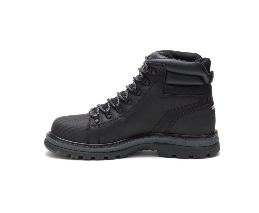 Botas De Seguridad Caterpillar CAT Foxfield Steel Puntera Hombre Negras | CAT-869XA