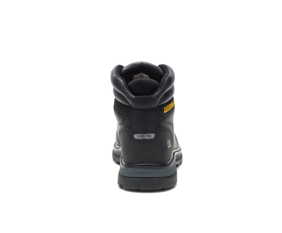 Botas De Seguridad Caterpillar CAT Foxfield Steel Puntera Hombre Negras | CAT-869XA