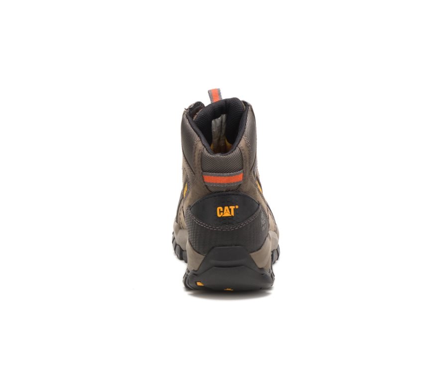 Botas De Seguridad Caterpillar CAT Navigator Mid Impermeables Steel Puntera Hombre Gris Oscuro | CAT-036ZR