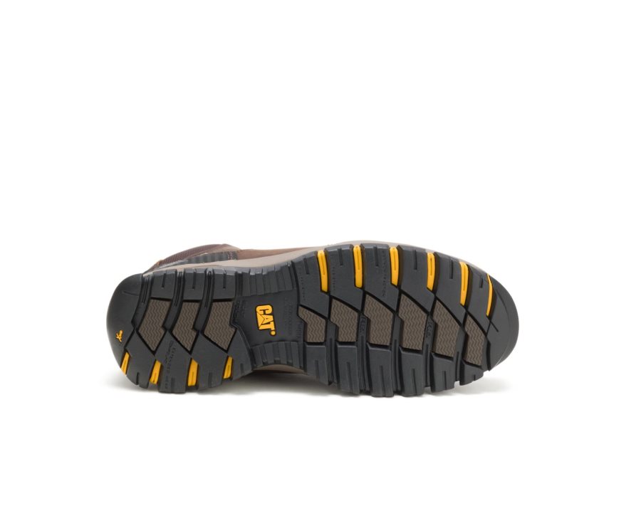 Botas De Seguridad Caterpillar CAT Navigator Impermeables Hombre Marrones Rojas | CAT-367GY