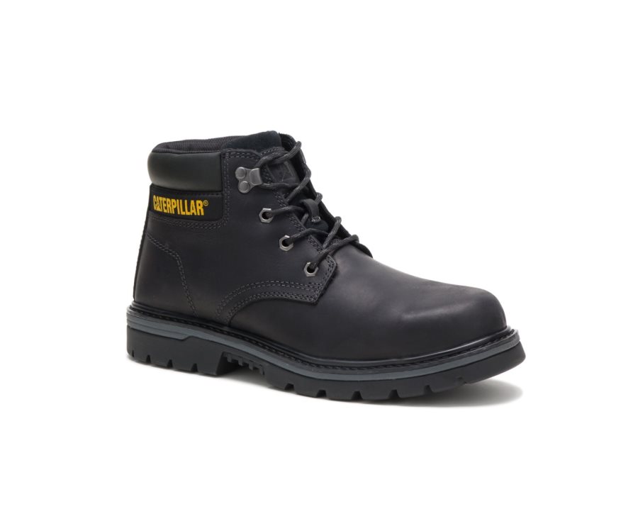 Botas De Seguridad Caterpillar CAT Outbase Steel Puntera Hombre Negras | CAT-057OE