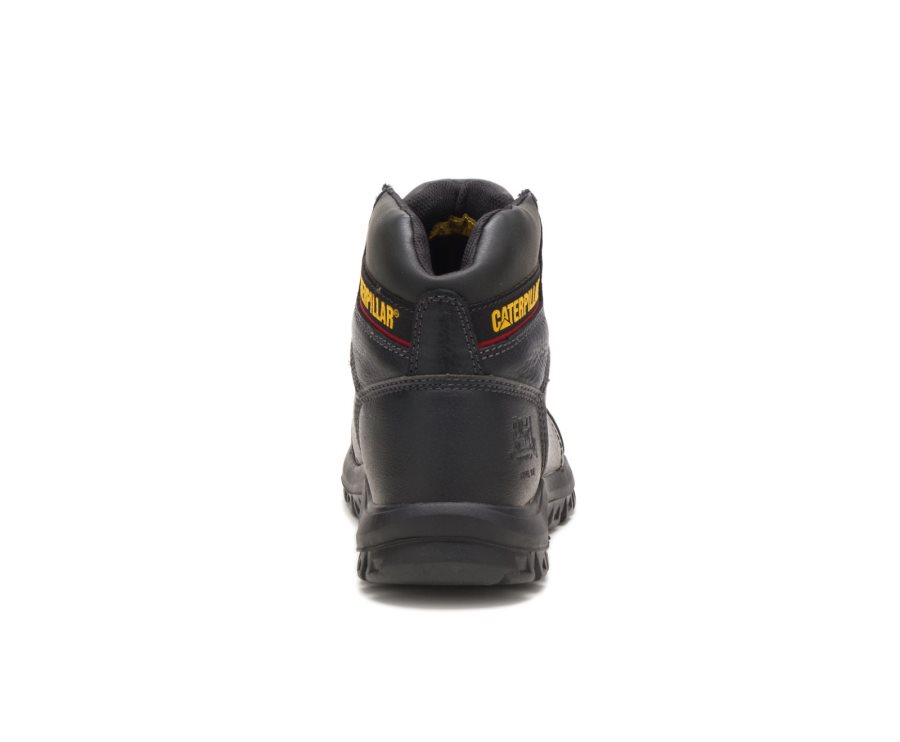 Botas De Seguridad Caterpillar CAT Outline Steel Puntera Hombre Negras | CAT-259RM