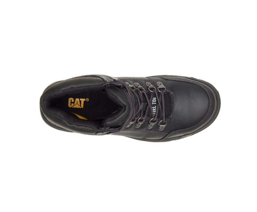 Botas De Seguridad Caterpillar CAT Outline Steel Puntera Hombre Negras | CAT-259RM