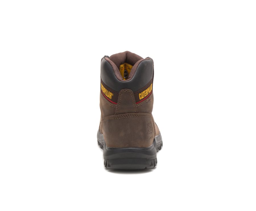 Botas De Seguridad Caterpillar CAT Outline Steel Puntera Hombre Marrones | CAT-483WG