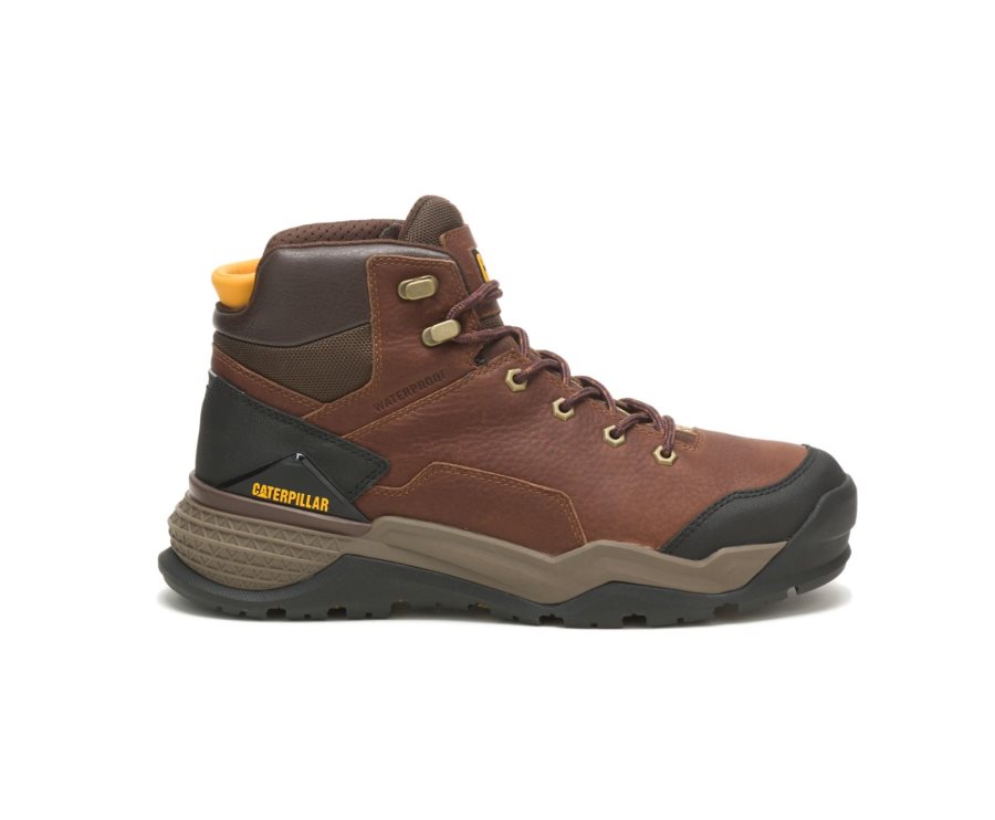 Botas De Seguridad Caterpillar CAT Provoke Mid Impermeables Hombre Cobra | CAT-317ZM