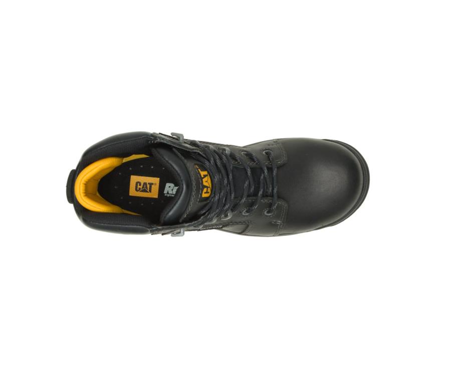 Botas De Seguridad Caterpillar CAT Resorption Impermeables Composite Puntera Mujer Negras | CAT-738KO