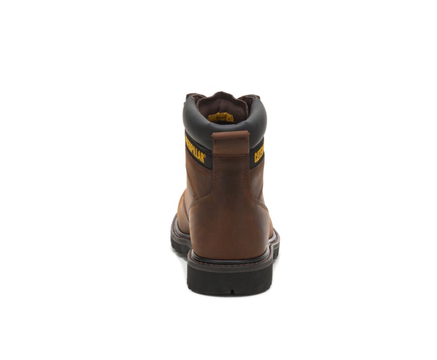 Botas De Seguridad Caterpillar CAT Second Shift Steel Puntera Hombre Marrones Oscuro | CAT-381OZ