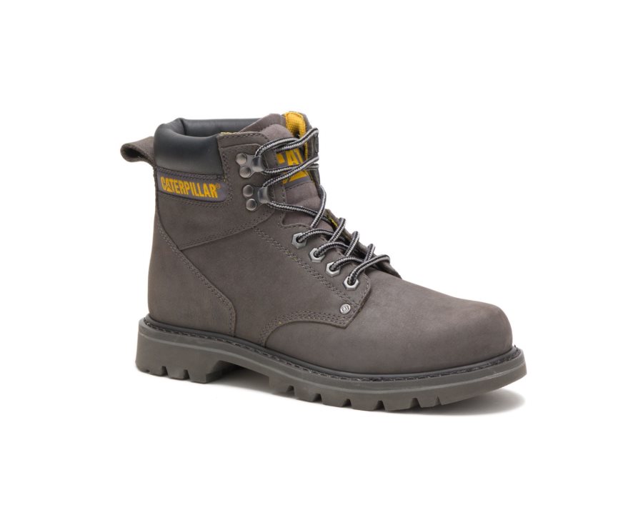 Botas De Seguridad Caterpillar CAT Second Shift Hombre Gris | CAT-941SN