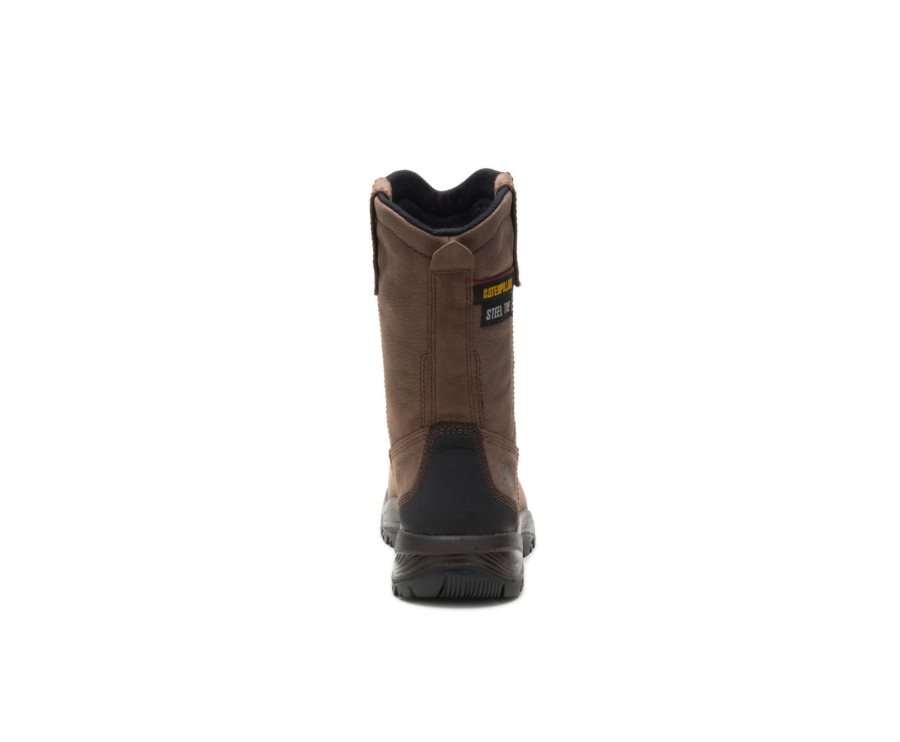 Botas De Seguridad Caterpillar CAT Spur Steel Puntera Hombre Marrones | CAT-342KM