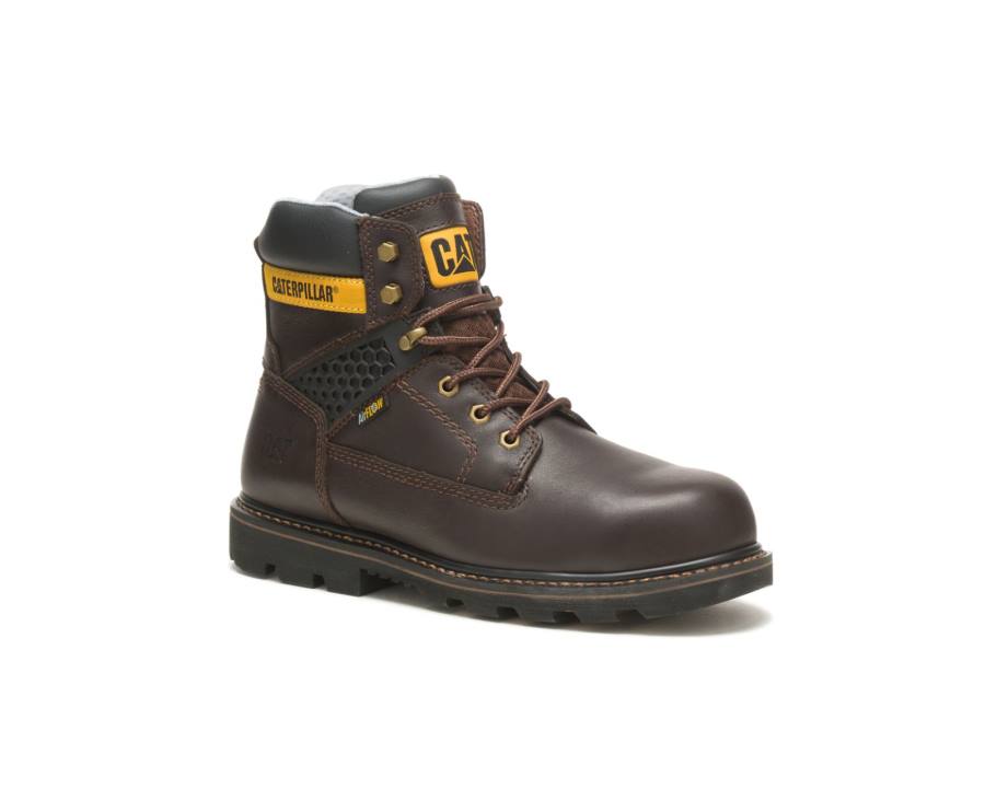 Botas De Seguridad Caterpillar CAT Structure Cool Composite Puntera Hombre Marrones Oscuro | CAT-787KO