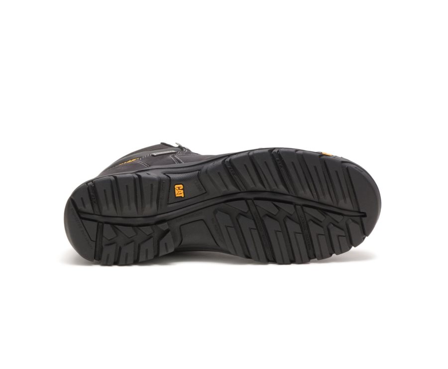 Botas De Seguridad Caterpillar CAT Threshold Impermeables Hombre Negras | CAT-428TU