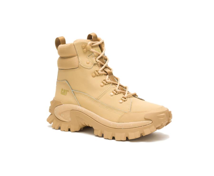 Botas De Seguridad Caterpillar CAT Trespass Mujer Amarillo Oscuro | CAT-783KO