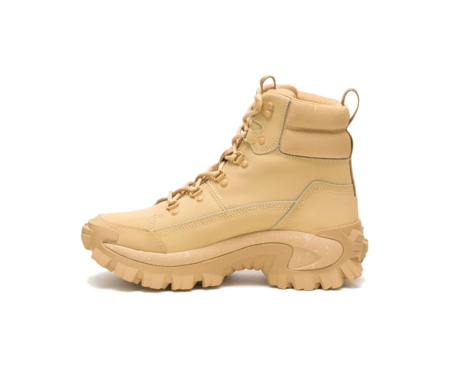 Botas De Seguridad Caterpillar CAT Trespass Hombre Amarillo Oscuro | CAT-846KO