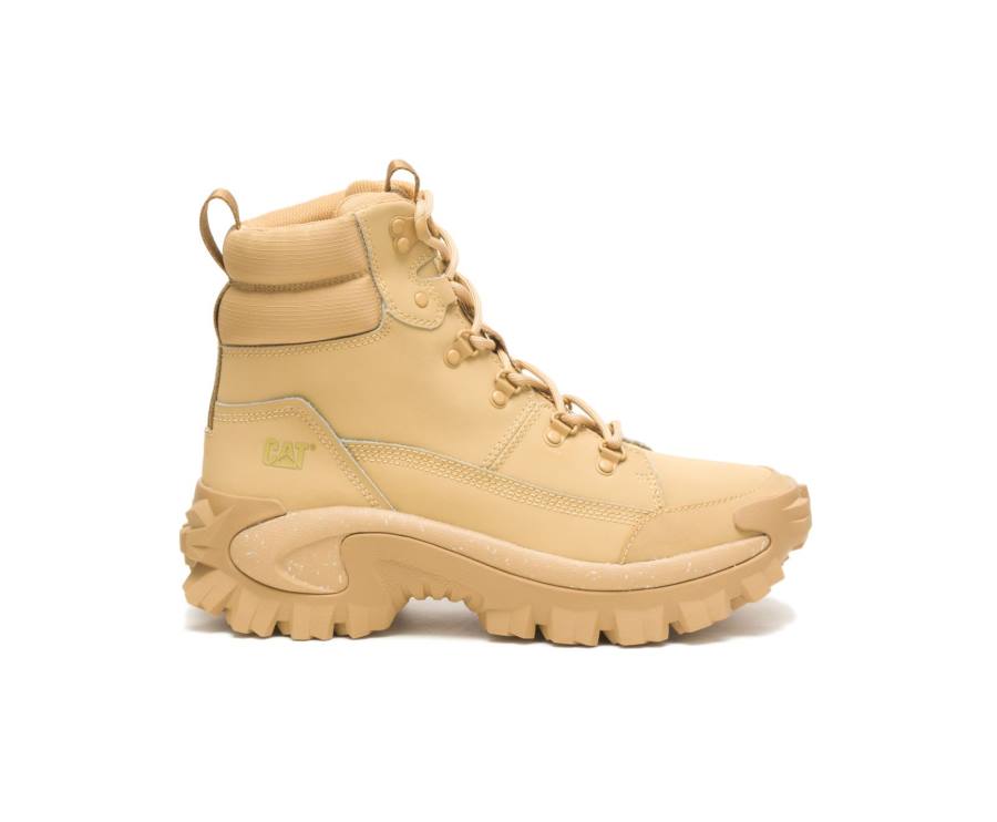 Botas De Seguridad Caterpillar CAT Trespass Hombre Amarillo Oscuro | CAT-846KO