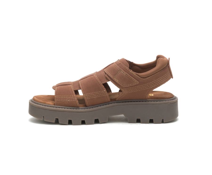 Sandalias Caterpillar CAT Rigor Hombre Marrones | CAT-834KO