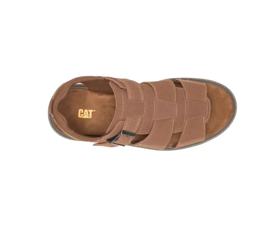 Sandalias Caterpillar CAT Rigor Hombre Marrones | CAT-834KO