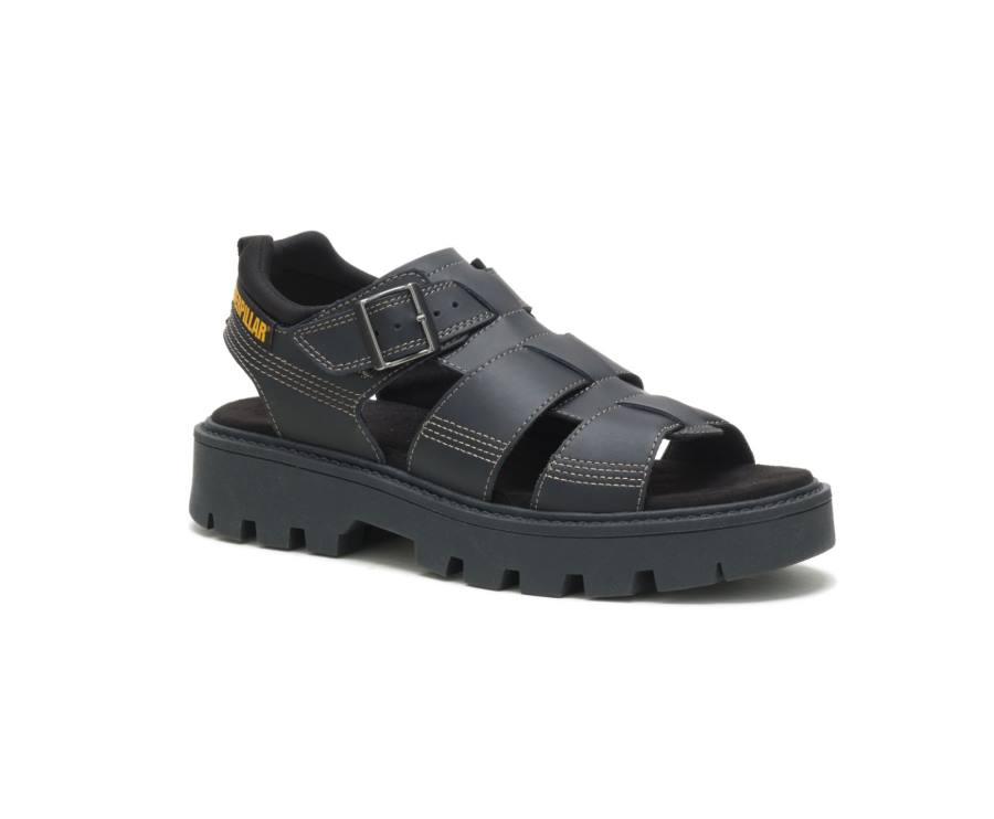 Sandalias Caterpillar CAT Rigor Mujer Negras | CAT-779KO