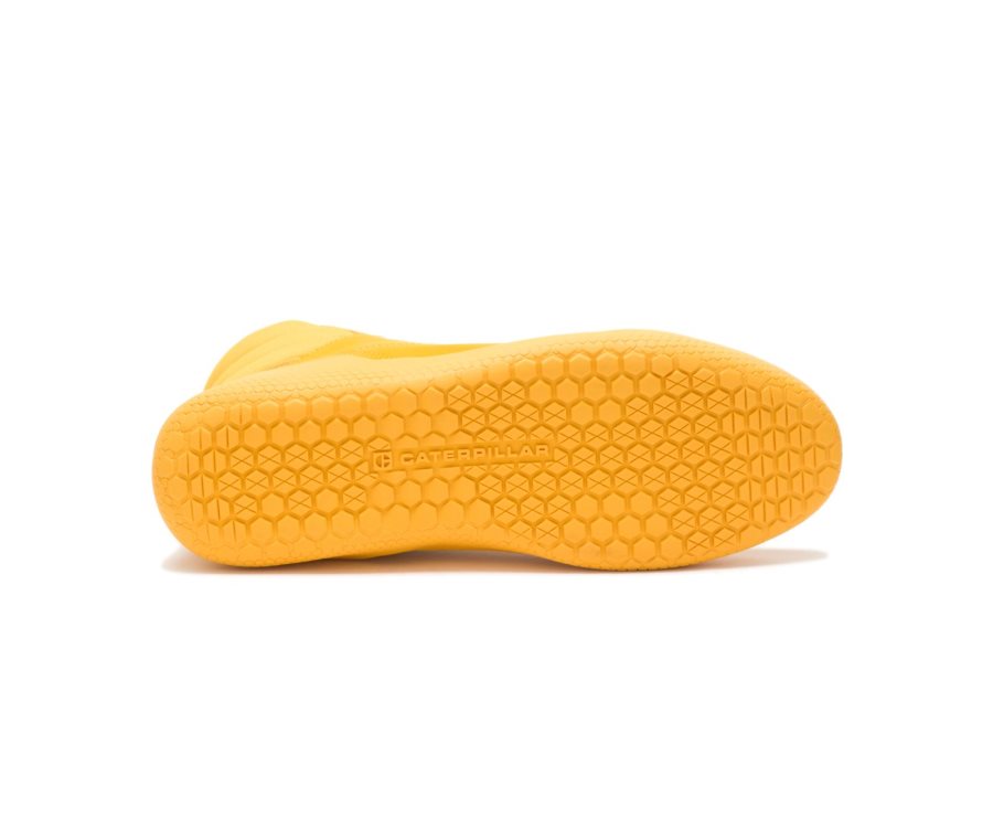 Zapatillas Caterpillar CAT CODE Hex Hi Mujer Amarillo | CAT-043MI