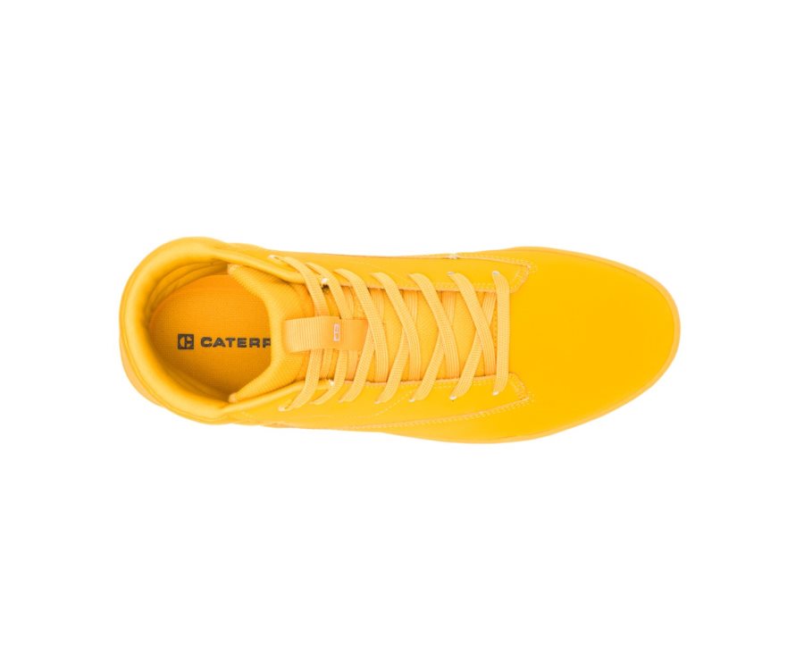 Zapatillas Caterpillar CAT CODE Hex Hi Mujer Amarillo | CAT-043MI