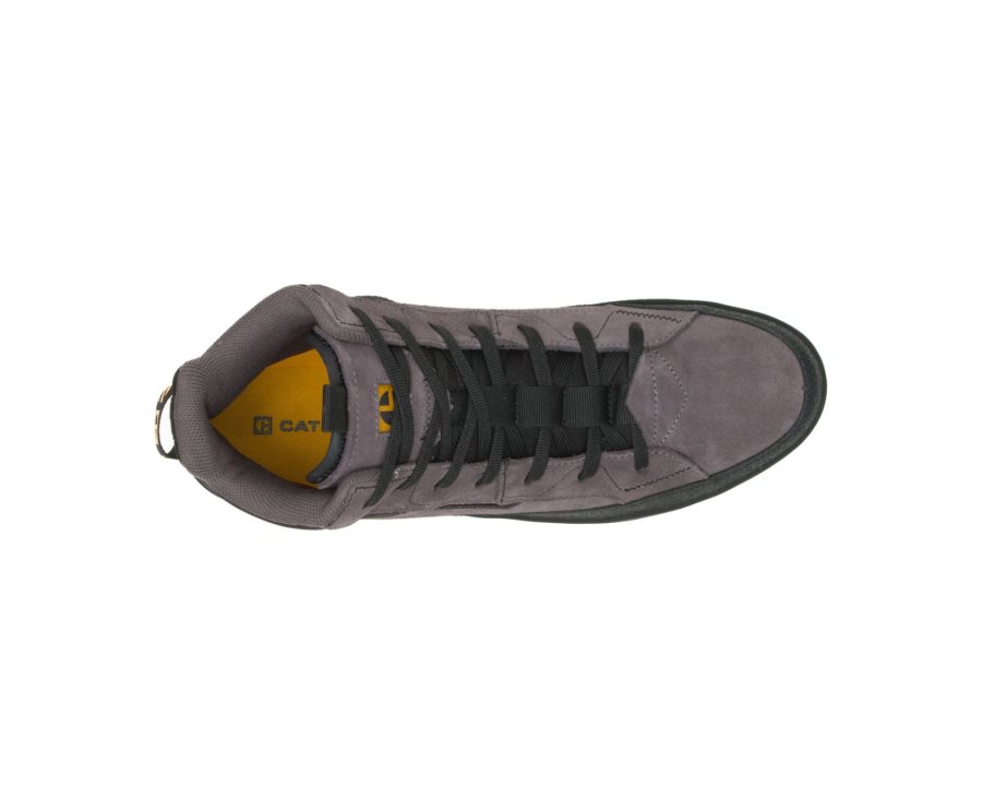 Zapatillas Caterpillar CAT CODE Hex Hi Utility Hombre Gris Negras | CAT-193HJ