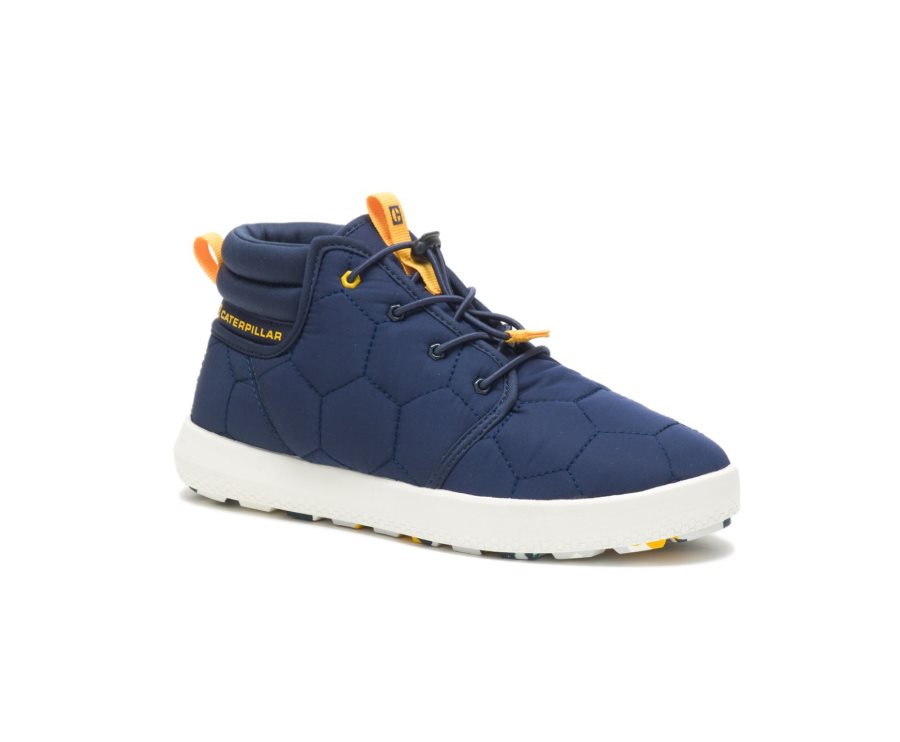 Zapatillas Caterpillar CAT CODE Scout Mid Hombre Azules | CAT-047AS