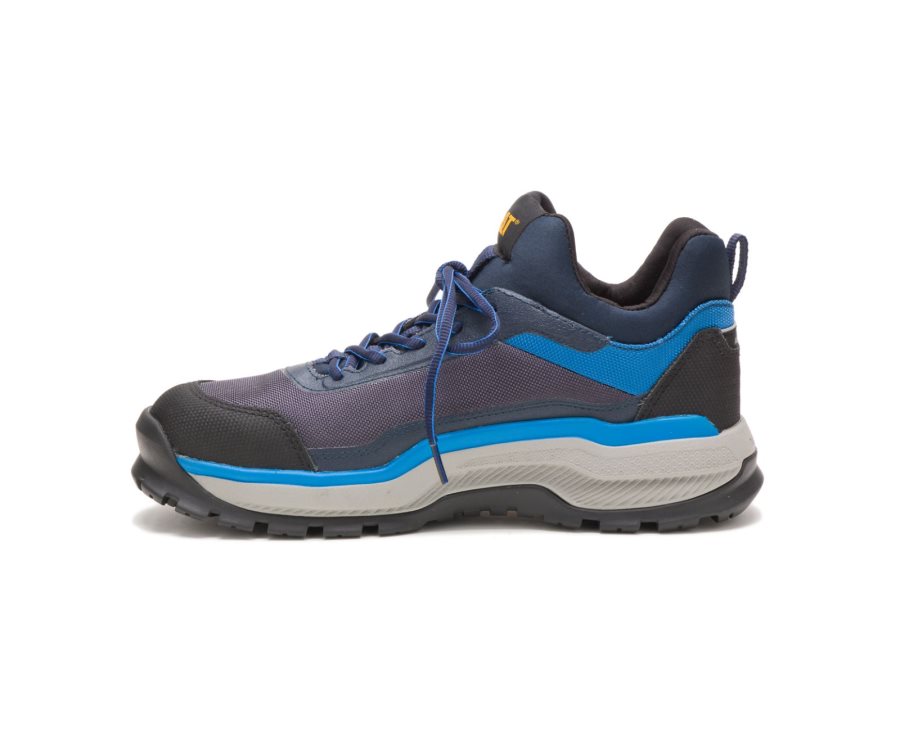 Zapatillas Caterpillar CAT Engage Alloy Puntera Hombre Azules | CAT-023BS