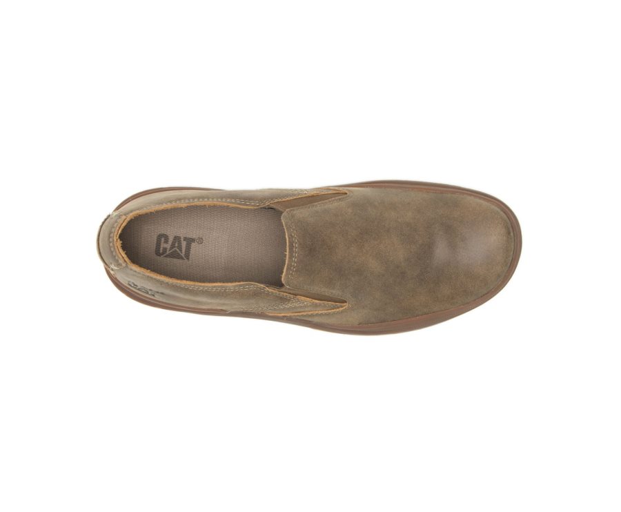 Zapatillas Caterpillar CAT Fused Slip On Shoe Hombre Marrones Verde | CAT-873MY