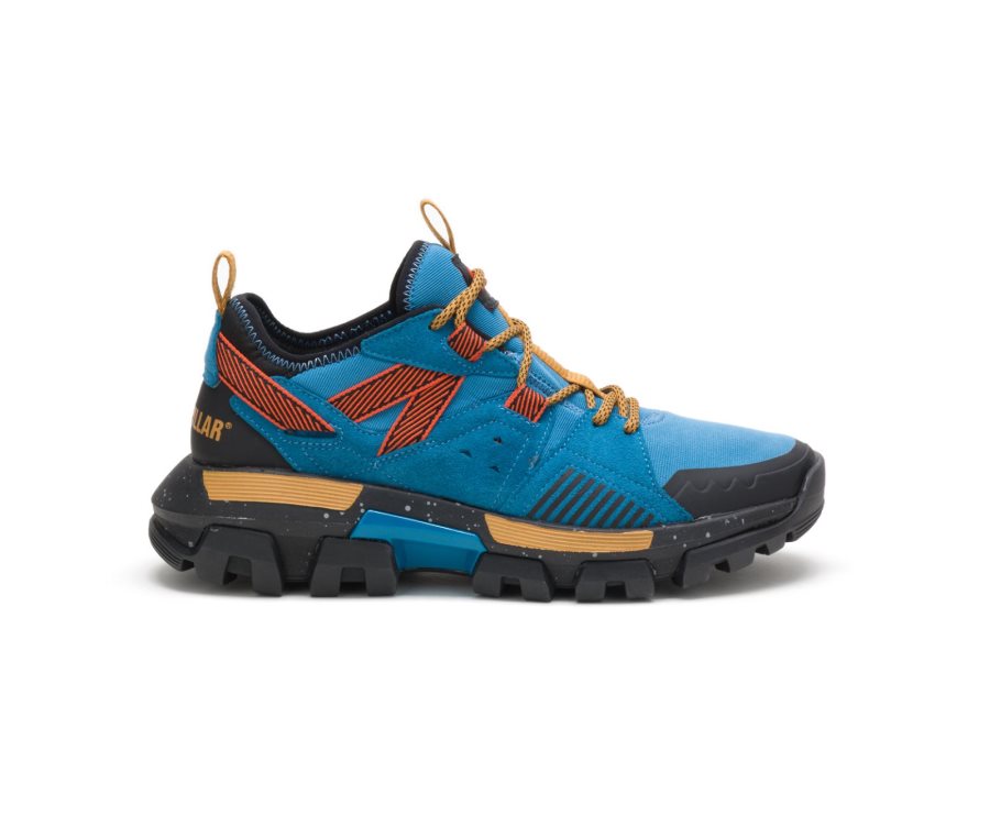 Zapatillas Caterpillar CAT Raider Deporte Hombre Azules Gris Oscuro | CAT-739GP