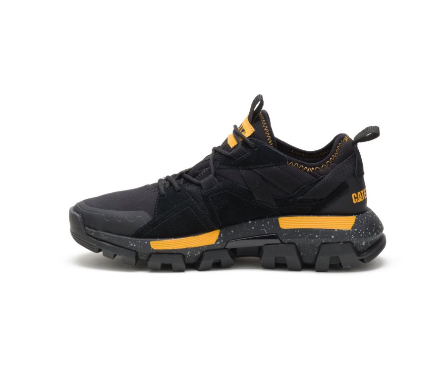 Zapatillas Caterpillar CAT Raider Deporte Hombre Negras Amarillo | CAT-821IE