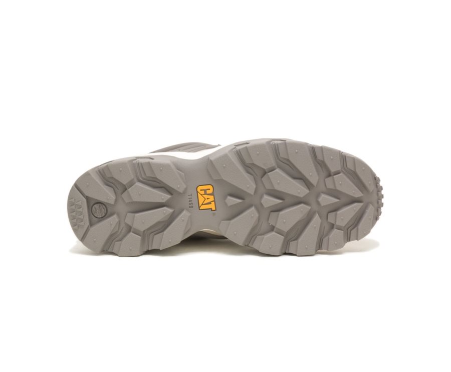 Zapatillas Caterpillar CAT Reactor Hombre Gris Blancas | CAT-528BF